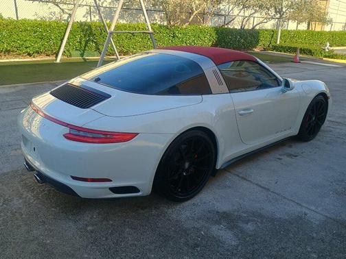 White 2018 Porsche 911 Targa 4S