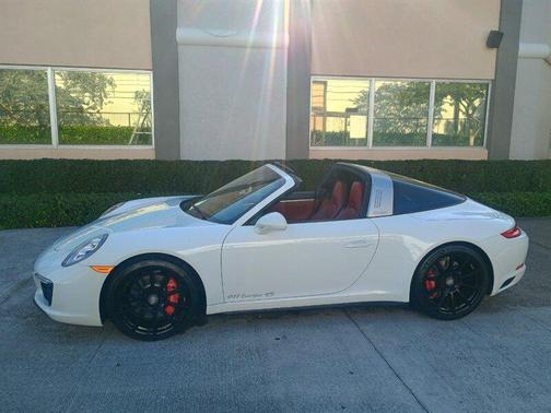 White 2018 Porsche 911 Targa 4S