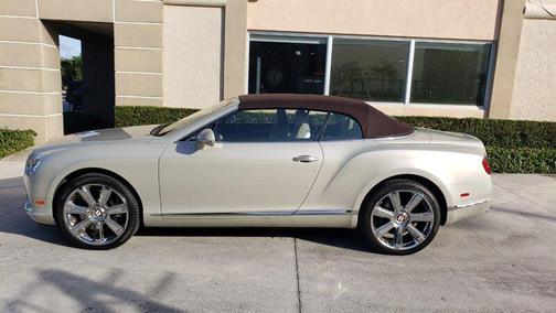 White Sand Metallic 2013 Bentley Continental GTC V8