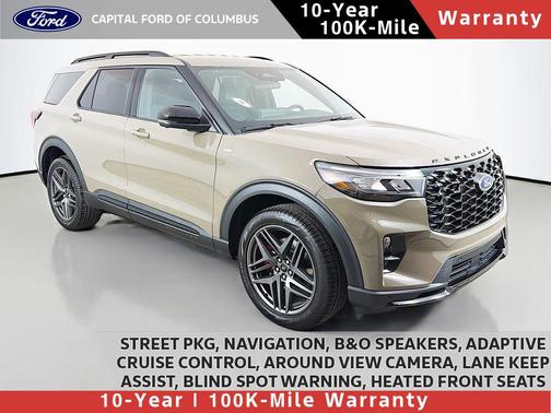 Marsh Gray 2026 Ford Explorer ST-Line
