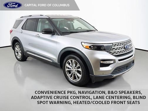 Silver Metallic 2023 Ford Explorer Limited
