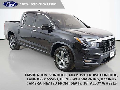 Crystal Black Pearl 2023 Honda Ridgeline RTL-E