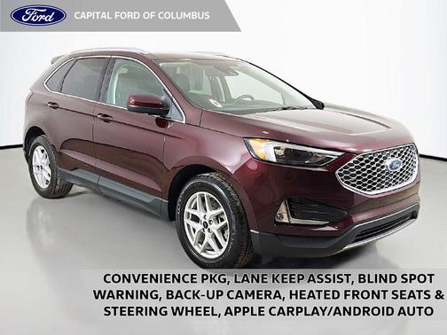 Burgundy Velvet Metallic Tinted Clearcoat 2023 Ford Edge SEL