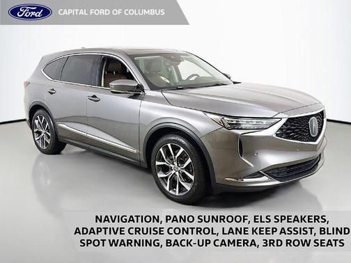 Liquid Carbon Metallic 2023 Acura MDX Technology Package