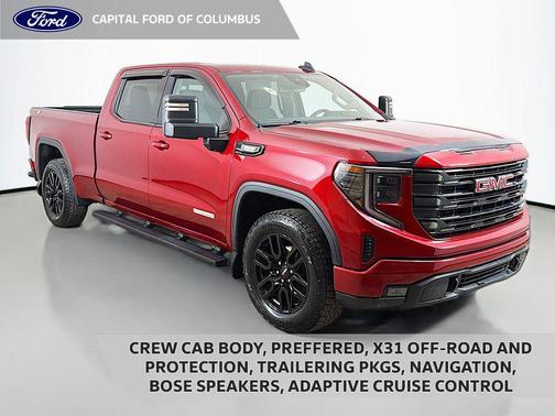 Volcanic Red 2024 GMC Sierra 1500 Elevation