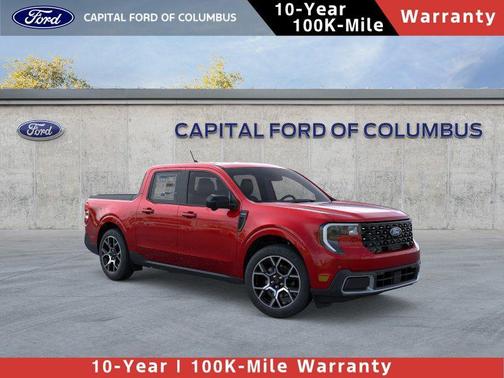 Ruby Red Metallic Tinted Clearcoat 2026 Ford Maverick Lariat