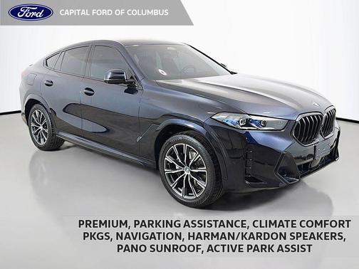 Black 2024 BMW X6 xDrive40i