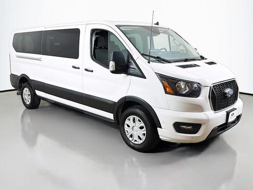 Oxford White 2023 Ford Transit-350 XLT