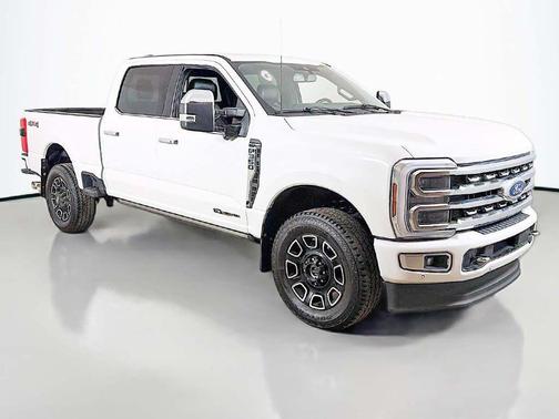Star White Metallic Tri-Coat 2024 Ford F-350 Platinum
