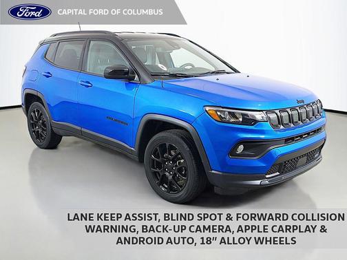 Laser Blue Pearlcoat 2022 Jeep Compass Latitude