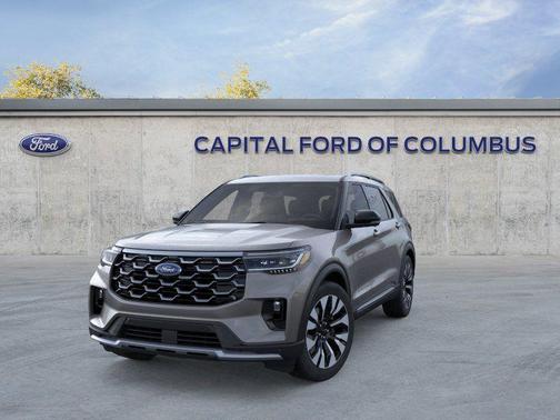 Carbonized Gray Metallic 2026 Ford Explorer Platinum