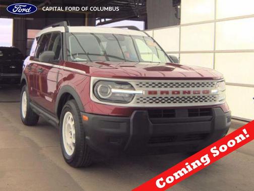 Ruby Red Metallic 2025 Ford Bronco Sport Heritage