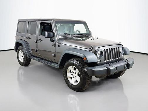 Granite Crystal Metallic Clearcoat 2018 Jeep Wrangler JK Unlimited Sport