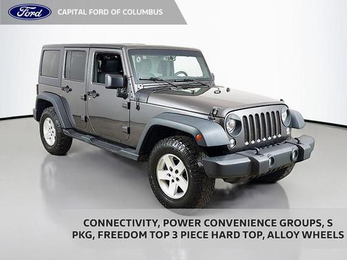 Granite Crystal Metallic Clearcoat 2018 Jeep Wrangler JK Unlimited Sport