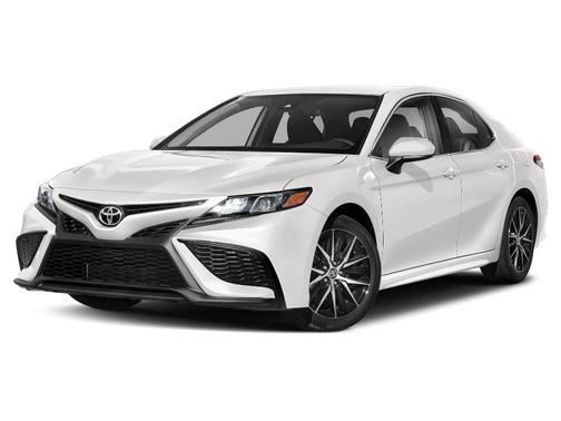 Super White 2021 Toyota Camry SE Nightshade