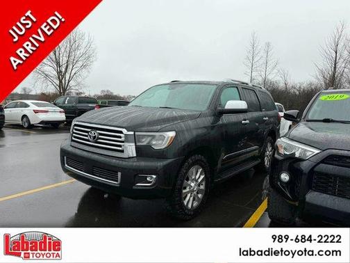 Midnight Black 2018 Toyota Sequoia Platinum