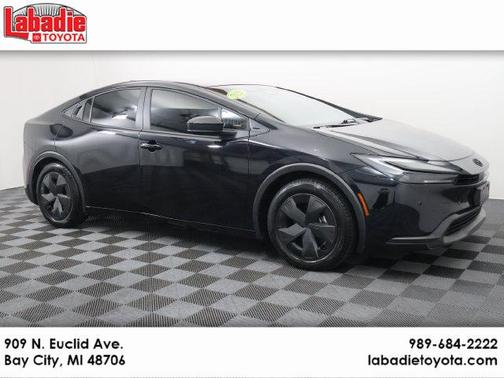 Midnight Black 2025 Toyota Prius LE