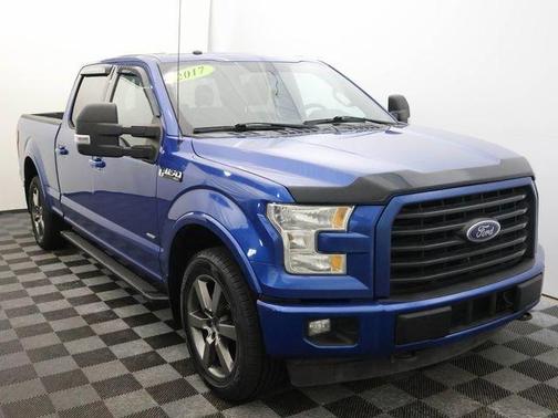Blue 2017 Ford F-150 XLT
