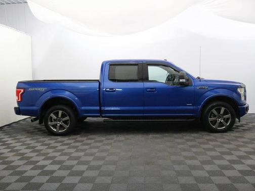 Blue 2017 Ford F-150 XLT