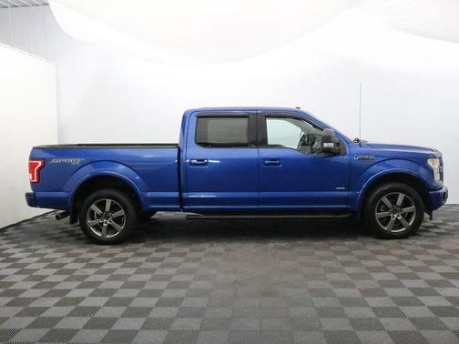 Blue 2017 Ford F-150 XLT