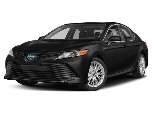 Midnight Black 2020 Toyota Camry Hybrid SE