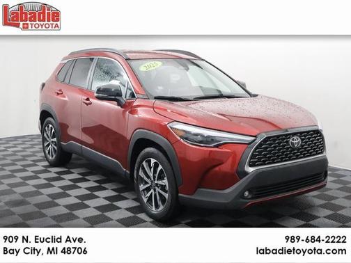 Soul Red Crystal 2025 Toyota Corolla Cross XLE