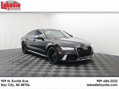 Black 2016 Audi RS 7 4.0T PRESTIGE