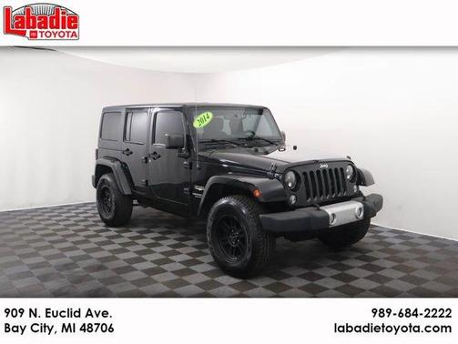 Black 2014 Jeep Wrangler Unlimited Sahara
