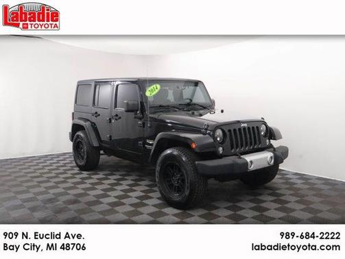 Black 2014 Jeep Wrangler Unlimited Sahara