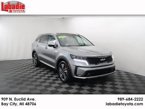 Steel Gray 2022 Kia Sorento Plug-In Hybrid SX Prestige