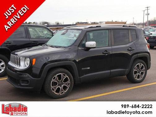 Black 2016 Jeep Renegade Limited