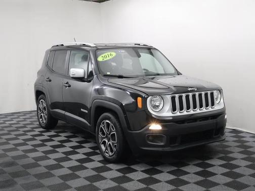 Black 2016 Jeep Renegade Limited