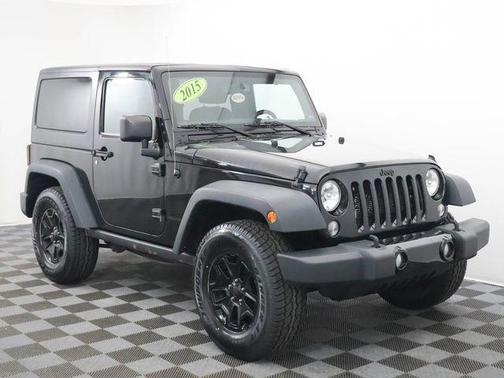 Black 2015 Jeep Wrangler Sport