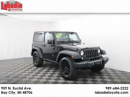 Black 2015 Jeep Wrangler Sport