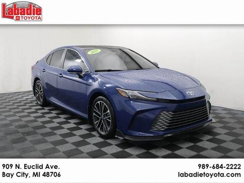 Blue 2025 Toyota Camry XLE