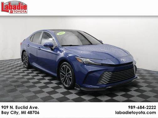 Blue 2025 Toyota Camry XLE