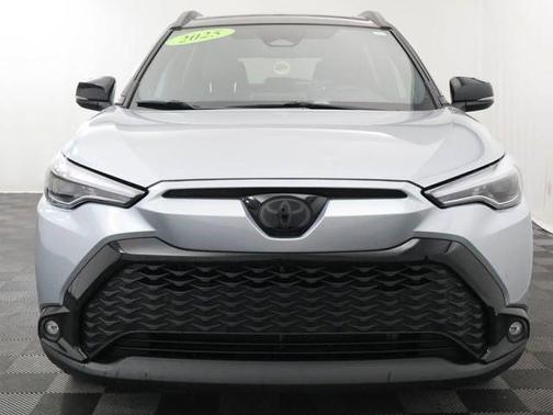 Sonic Silver 2025 Toyota Corolla Cross Hybrid XSE
