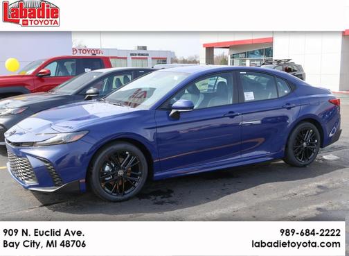 Blue 2026 Toyota Camry SE