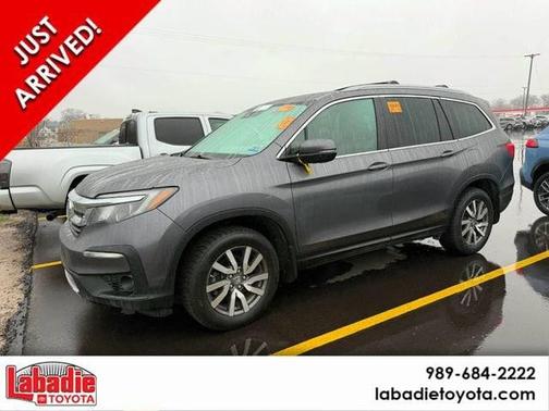 Modern Steel Metallic 2021 Honda Pilot Black Edition