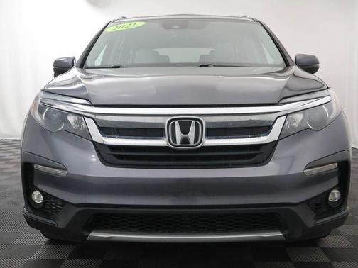Modern Steel Metallic 2021 Honda Pilot Black Edition