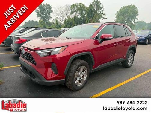 Ruby Flare Pearl 2023 Toyota RAV4 Hybrid LE