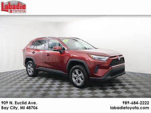 Ruby Flare Pearl 2023 Toyota RAV4 Hybrid LE