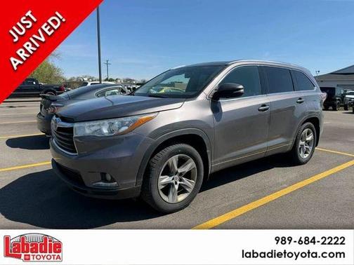 Predawn Gray Mica 2015 Toyota Highlander Limited Platinum