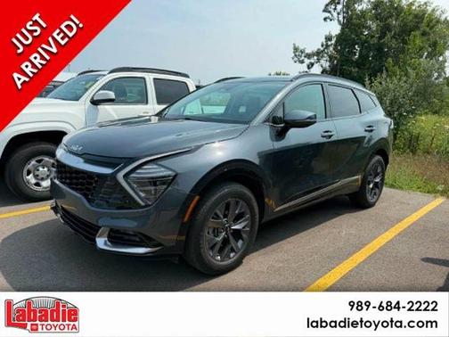 Gravity Gray 2023 Kia Sportage Hybrid SX-Prestige