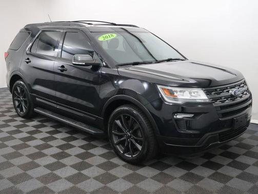 Shadow Black 2018 Ford Explorer XLT