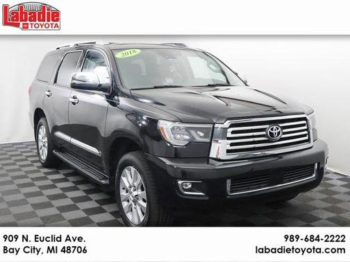 Midnight Black 2018 Toyota Sequoia Platinum