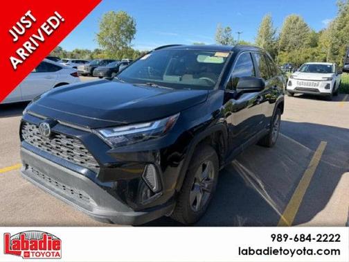 Midnight Black 2025 Toyota RAV4 Hybrid LE