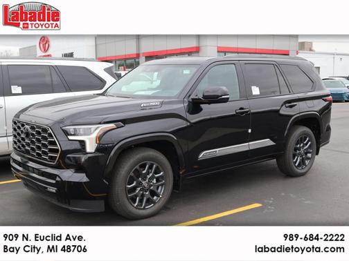 Midnight Black Metallic 2026 Toyota Sequoia Platinum