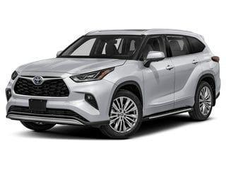 White 2024 Toyota Highlander Hybrid Platinum