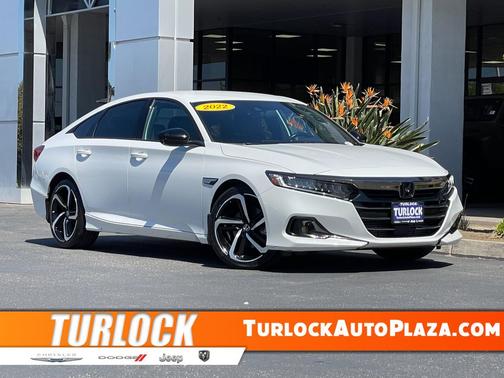 Platinum White Pearl 2022 Honda Accord Sport 1.5T
